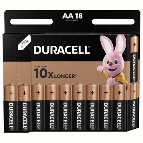 Батарейка Duracell MN1500 AA/LR06 BL 18шт