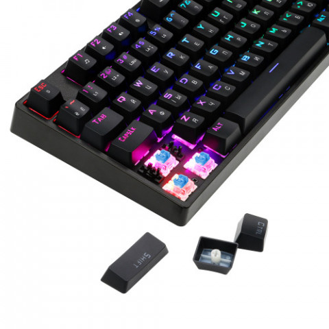 Клавіатура 1stPlayer DK5.0 RGB Outemu Blue Black (DK5.0-BL) Купити в Україні