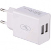 Зарядний пристрій SkyDolphin SC30T (2USB, 2.1A) White (SDMZP-000113) + кабель Type-C