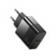 Мережевий зарядний пристрій Essager Travel Charger 30W USB-C Black (E30JSB1-SYTT1-T) + кабель USB Type-C