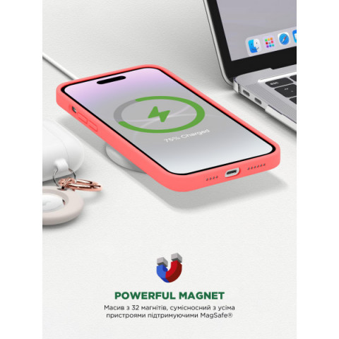 Чохол ArmorStandart ICON2 MagSafe для Apple iPhone 15 Plus Guava (ARM72738)