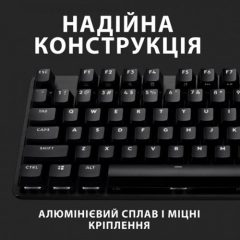 Клавiатура Logitech G413 TKL SE Black (920-010446/ 920-010808) Купити в Україні