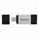 Флеш-накопичувач USB3.2 32GB Type-C Kingston DataTraveler 80 Grey/Black (DT80/32GB)