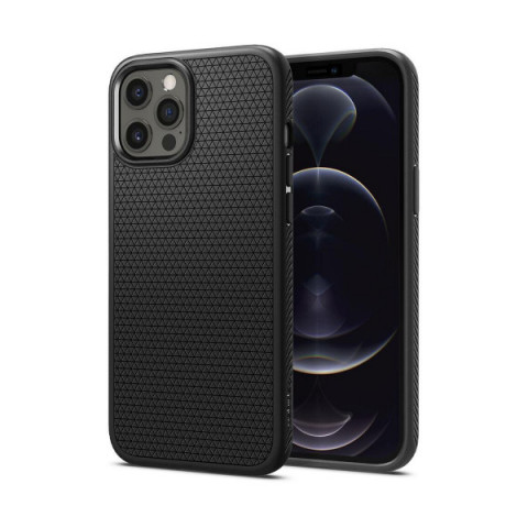 Чохол Spigen Liquid Air для iPhone 12 Pro/12 Matte Black (ACS01701)