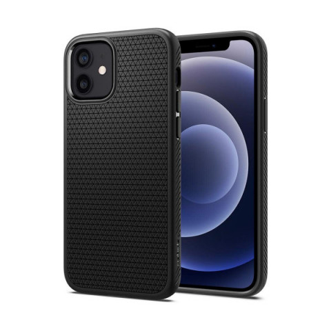 Чохол Spigen Liquid Air для iPhone 12 Pro/12 Matte Black (ACS01701)