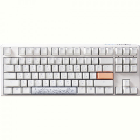 Клавіатура Ducky One 3 TKL Cherry MX Brown RGB UA USB White (DKON2187ST-BUAPXPWWWSC1)