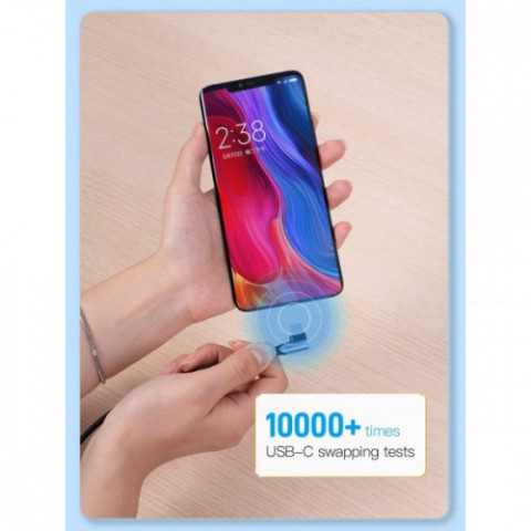 Кабель Vention USB Type-C - USB Type-C (M/M), 1.5 м, Grey (TANHG)
