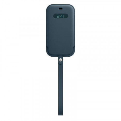 Чохол на руку Apple Leather Sleeve with MagSafe для Apple iPhone 12/12 Pro Baltic Blue (MHYD3)