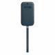 Чохол на руку Apple Leather Sleeve with MagSafe для Apple iPhone 12/12 Pro Baltic Blue (MHYD3)