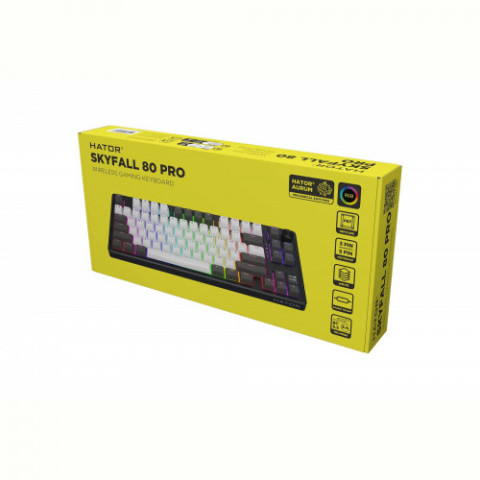 Клавіатура бездротова Hator Skyfall 80 Wireless Grey-Black (HTK4180UA)