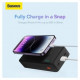 Зовнішній акумулятор Power Bank Baseus Airpow Fast Charge 30000mAh 20W Black (PPQD090101)