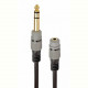 Аудио-кабель Cablexpert (A-63M35F-0.2M) 3.5мм-6.35мм, 0.2м