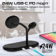 Бездротовий зарядний пристрій Promate Synergy-Pro MagSafe 57W Black