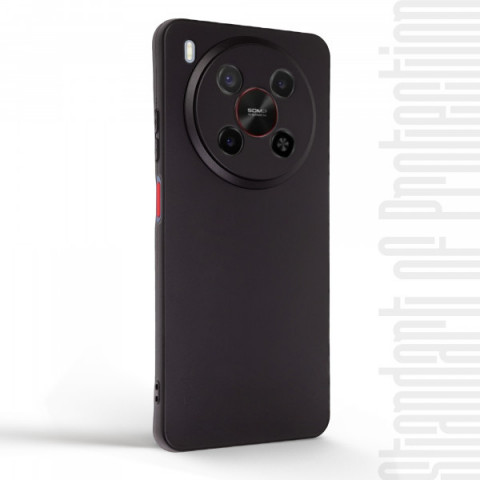 Чохол ArmorStandart Matte Slim Fit для ZTE Nubia V70 Max 4G Camera cover Black (ARM86132)