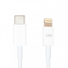 Кабель PowerPlant USB Type-C - Lightning (M/M), 18W, 1 м  (CA913268)