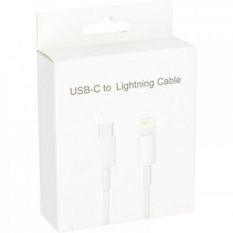 Кабель PowerPlant USB Type-C - Lightning (M/M), 18W, 1 м (CA913268)