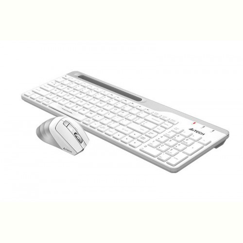 Комплект (клавіатура, мишка) бездротовий A4Tech FB2535C Icy White USB