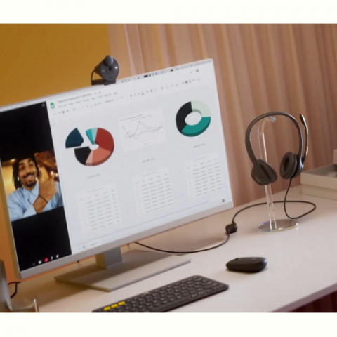 Гарнітура Logitech H390 USB-C Midnight Black (981-001576)