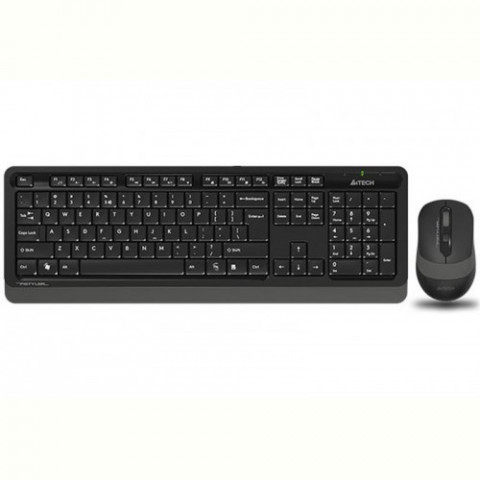 Комплект (клавіатура, мишка) бездротовий A4Tech FG1012S Black/Grey