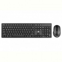 Комплект (клавіатура, мишка) бездротовий 2E MK420 (2E-MK420WB) Black