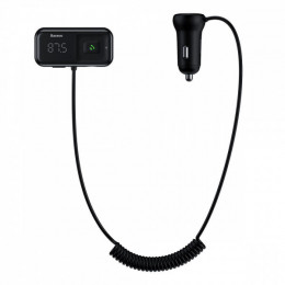 АЗП Baseus FM Launcher S-16 10W 2USB+AUX black