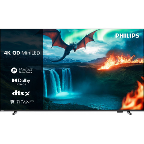 Телевізор 65" Philips MiniLED 4K 60Hz Smart Titan OS Black