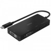 Концентратор USB Type-C Belkin HDMI, VGA, DVI, DisplayPort Black (AVC003BTBK)