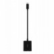 Адаптер Belkin RockStar USB Type-C - 3.5 мм + USB Type-C 60W (M/F+F), 0.12 м, Black (NPA004btBK)