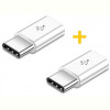 Адаптер XoKo AC-014 MicroUSB - Type-C White 2шт. (XK-AC014-WHT2)