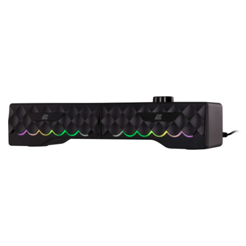 Акустична система 2E PCS232 RGB, Soundbar, 2.0, USB, Black