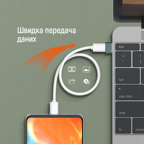 Адаптер Colorway (CW-AD-CA) USB Type-C - USB-A