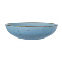 Тарілка супова Ardesto Bagheria Misty blue, 20см, кераміка, синій