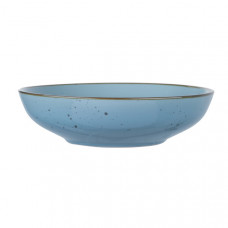 Тарілка супова Ardesto Bagheria Misty blue, 20см, кераміка, синій