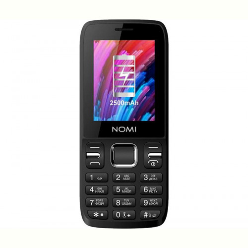 Мобiльний телефон Nomi i2430 Dual Sim Black