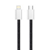 Кабель ColorWay Lightning + USB Type-C (M/M), 3.0 А, 1 м, Black (CW-CBPDCL061-BK)