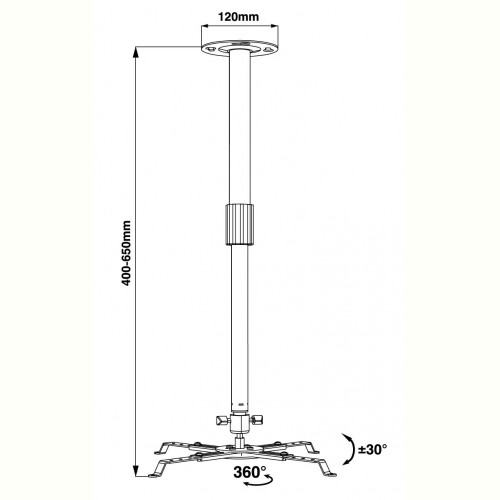 Кріплення для проектора Walfix PB-15B