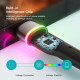 Кабель Essager Colorful LED USB - USB Type-C (M/M), 3A, 2 м Black (EXCT-XCDA01)