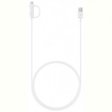 Кабель Samsung USB Type-C/microUSB - USB, (M/M), 1.5 м, White (EP-DG930DWEGRU)