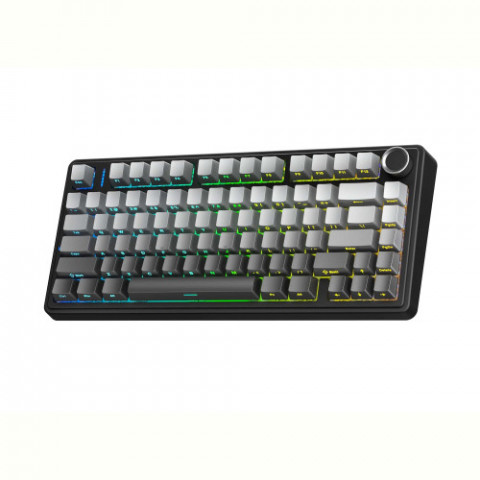 Клавіатура бездротова Aula F75 Gasket Reaper switch Black/Grey (6948391209913)
