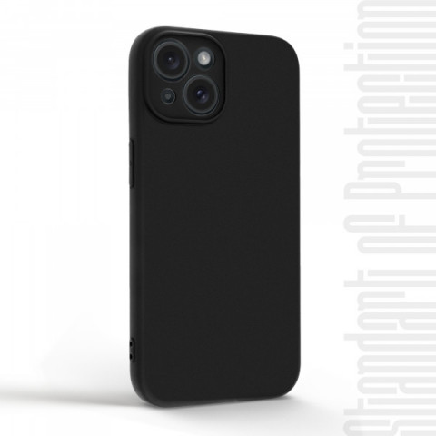Чохол ArmorStandart Matte Slim Fit для Apple iPhone 15 Camera cover Black (ARM68245)