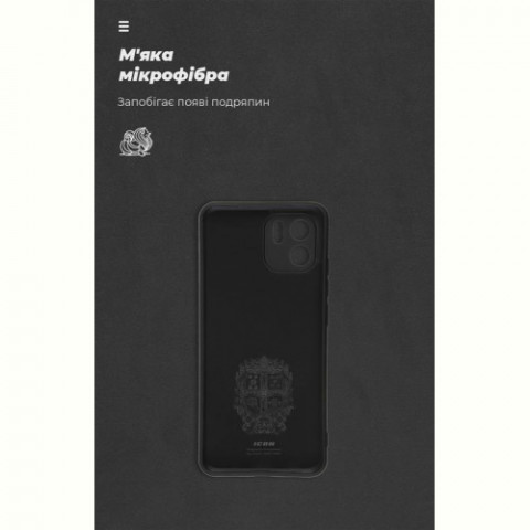 Чохол-накладка Armorstandart Icon для Xiaomi Redmi A1 Camera cover Black (ARM62838)