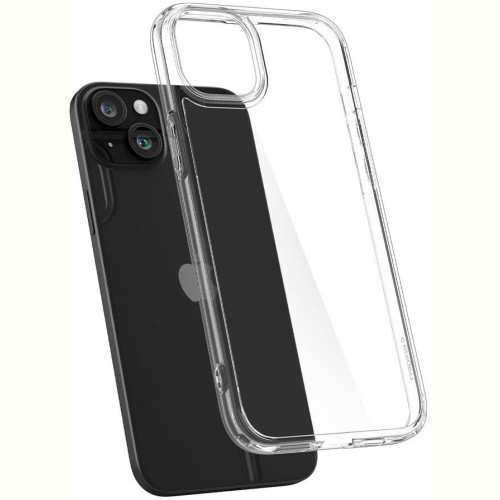 Чохол-накладка Spigen Crystal Hybrid для Apple iPhone 15 Plus Crystal Clear (ACS06459)