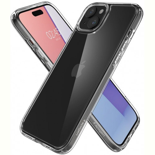 Чохол-накладка Spigen Crystal Hybrid для Apple iPhone 15 Plus Crystal Clear (ACS06459)
