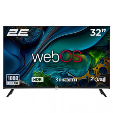 Телевізор 32" 2E LED FHD 60Hz Smart WebOS Black