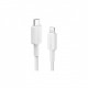 Кабель Anker 322 USB-C - Lightning, 0.9 м, White (A81B5H21/A81B5G21)