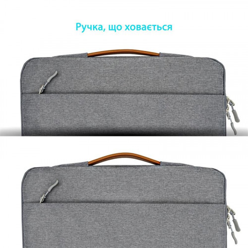 Чохол-сумка для ноутбука Grand-X SLX-14G 14" Grey