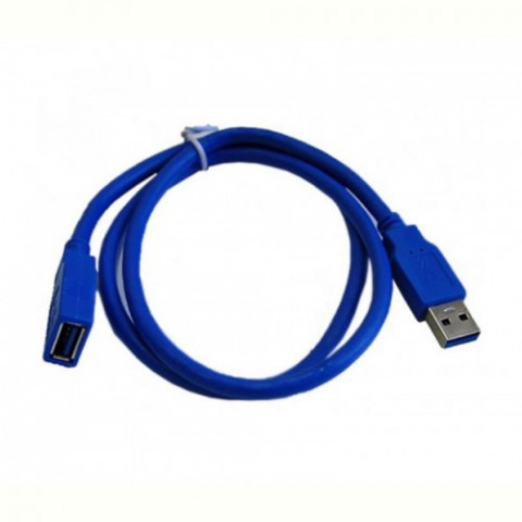 Кабель ATcom подовжувач USB 3.0 AM/AF 0.8 м blue