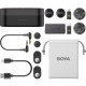 Бездротовий мікрофон BOYA LINK 3-01 Type-C/TRS/Lightning Black Купити в Україні