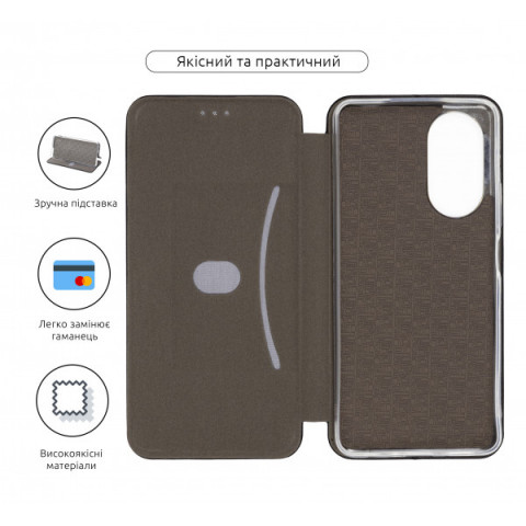 Чохол-книжка ArmorStandart G-Case для OPPO A58 4G Black (ARM66480)