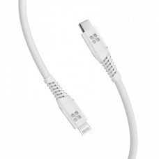 Кабель Promate PowerLine-Ci120 USB Type-C - Lightning (M/M), 3 A, 20 W, 1.2 м, White